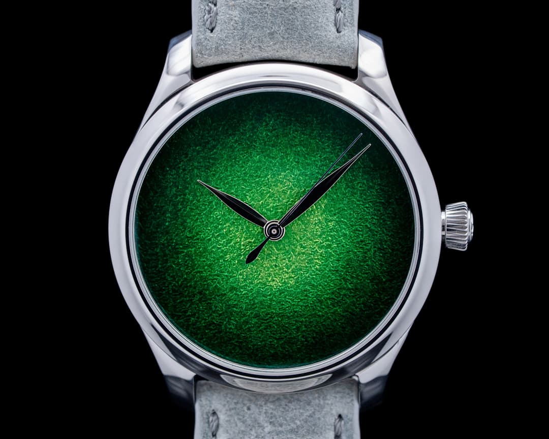 H. Moser & Cie. 1200-1233 Endeavour Centre Seconds Concept SS Lime Green Dial