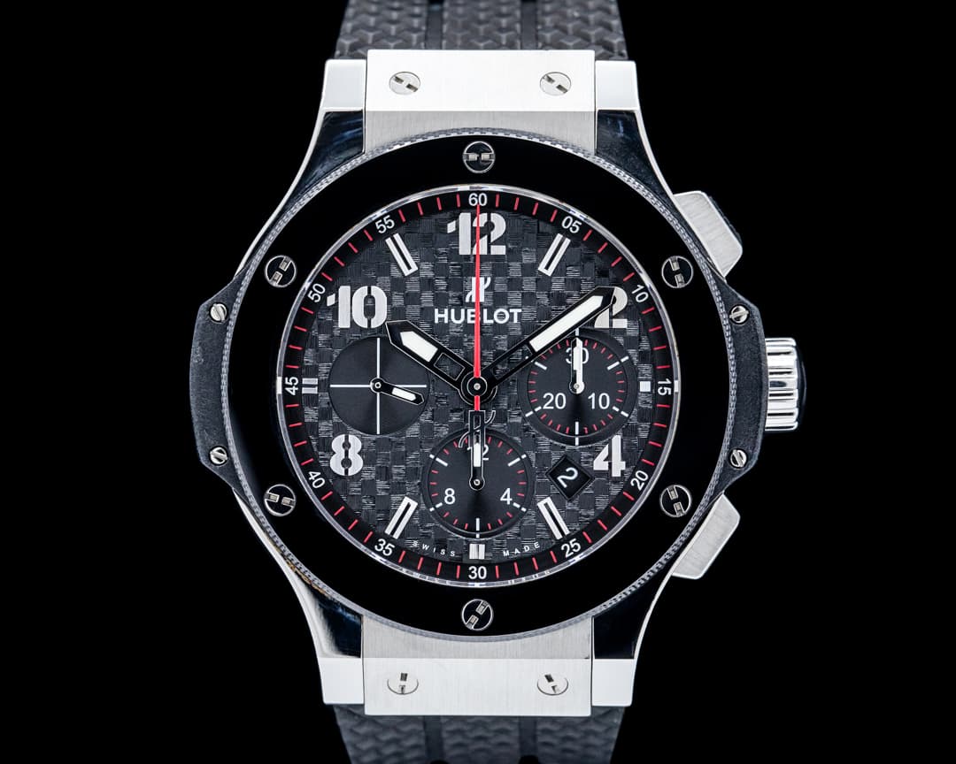 Hublot Big Bang Original Chronograph Ceramic Black Dial