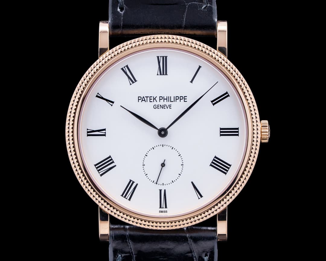 Patek Philippe 5119R-001 Calatrava 18K Rose Gold White Dial