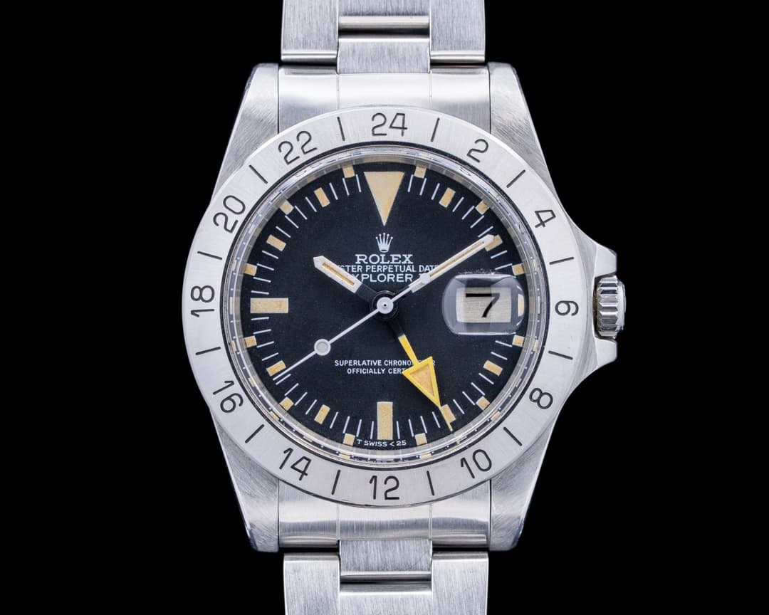 Rolex 1655 Explorer II MK. 5 "Freccione" SS Black Dial Circa. 1980