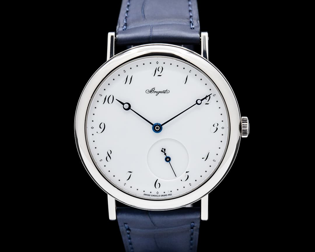 Breguet 5140BB Classique 5140 18K White Gold White Grand Feu Enamel Dial