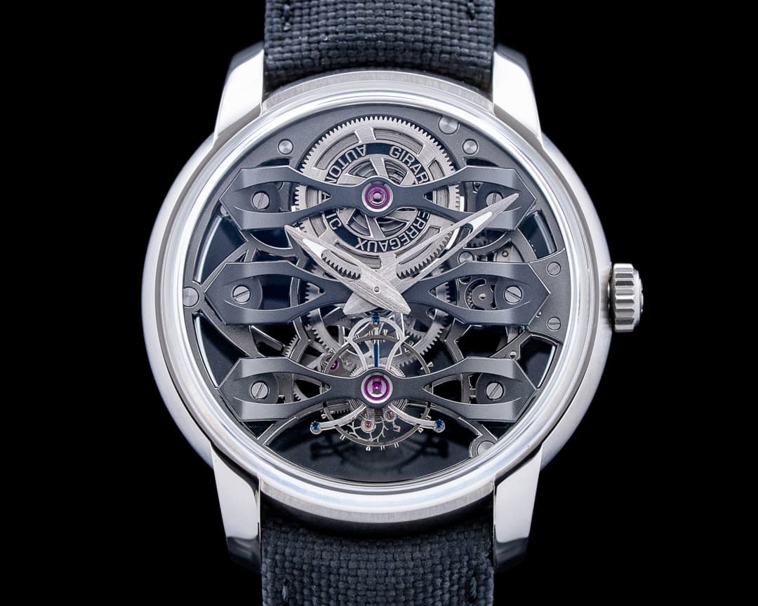 Girard-Perregaux 99295 Neo Tourbillon with Three Bridges Skeleton Titanium