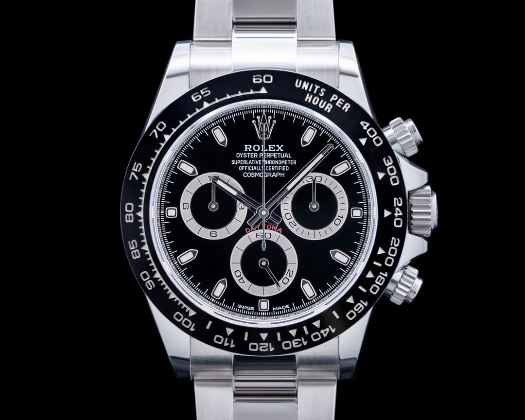 Rolex 116500LN Daytona Ceramic SS Black Dial