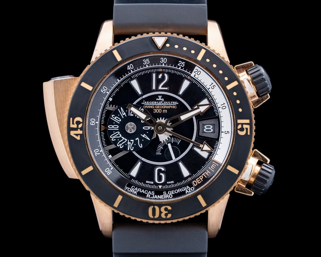 Jaeger-LeCoultre Master Compressor Diving Pro Navy SEALs 18K RG Black Dial LIMITED