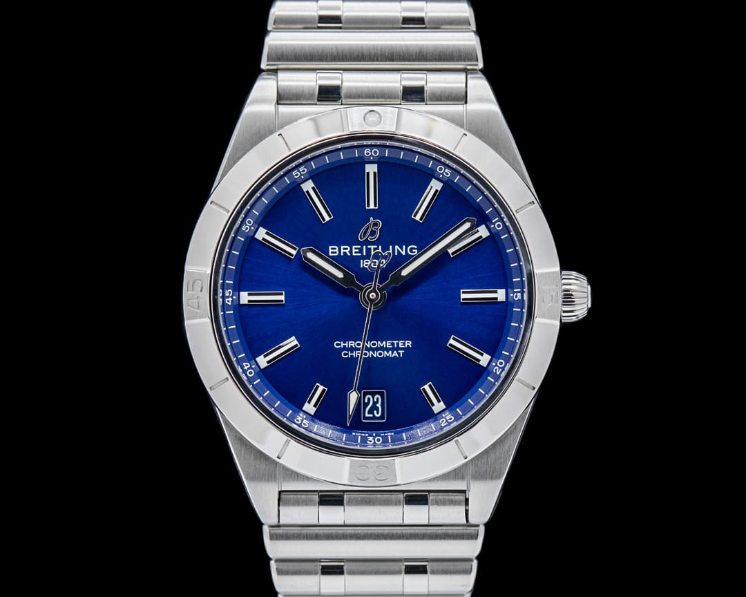Breitling A10380 Chronomat 36 Automatic SS Blue Dial