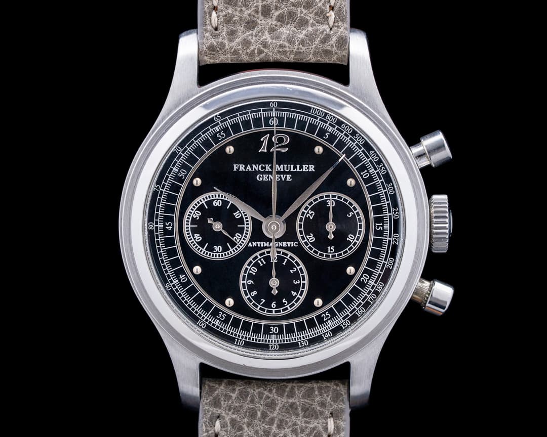 Franck Muller Sport Chronograph SS Black Dial LIMITED