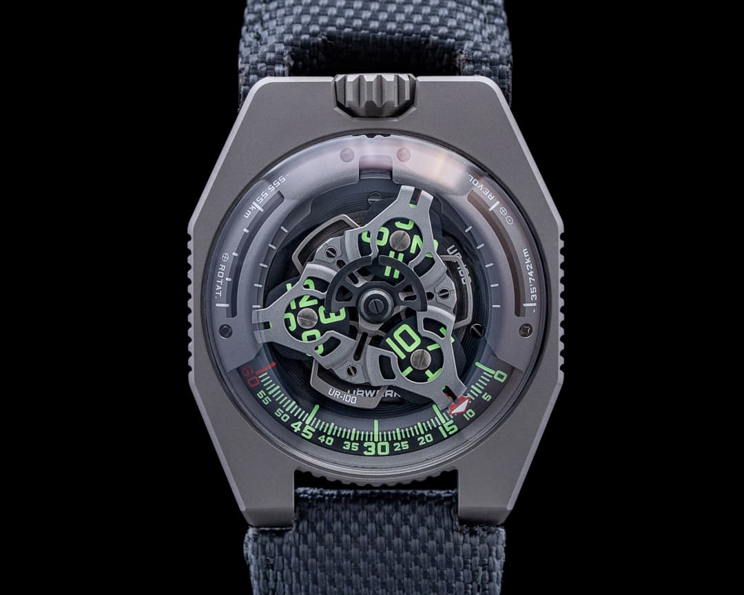 URWERK UR-100 Titanium Skeleton Dial LIMITED
