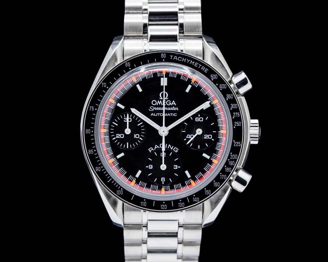Omega Speedmaster Reduced Schumacher SS Black Racing Dial LIMITED