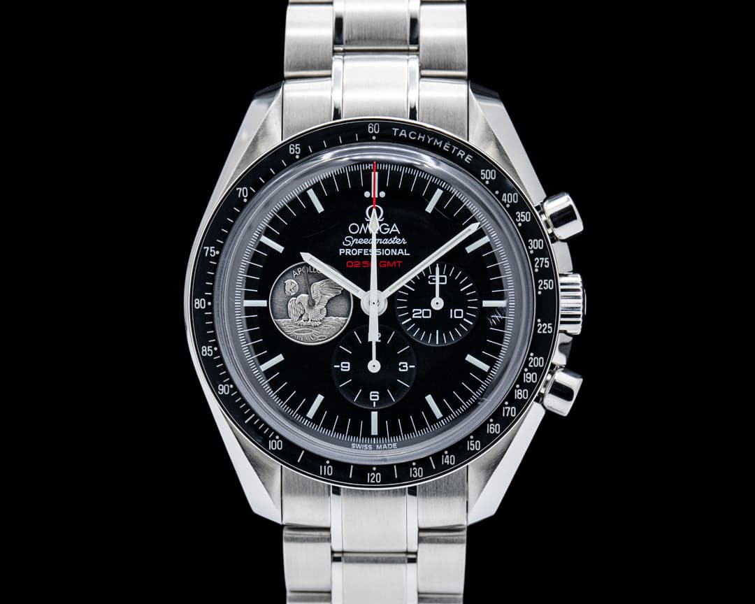 Omega Speedmaster Professional Moonwatch 40th Anniversary SS Black Dial LE