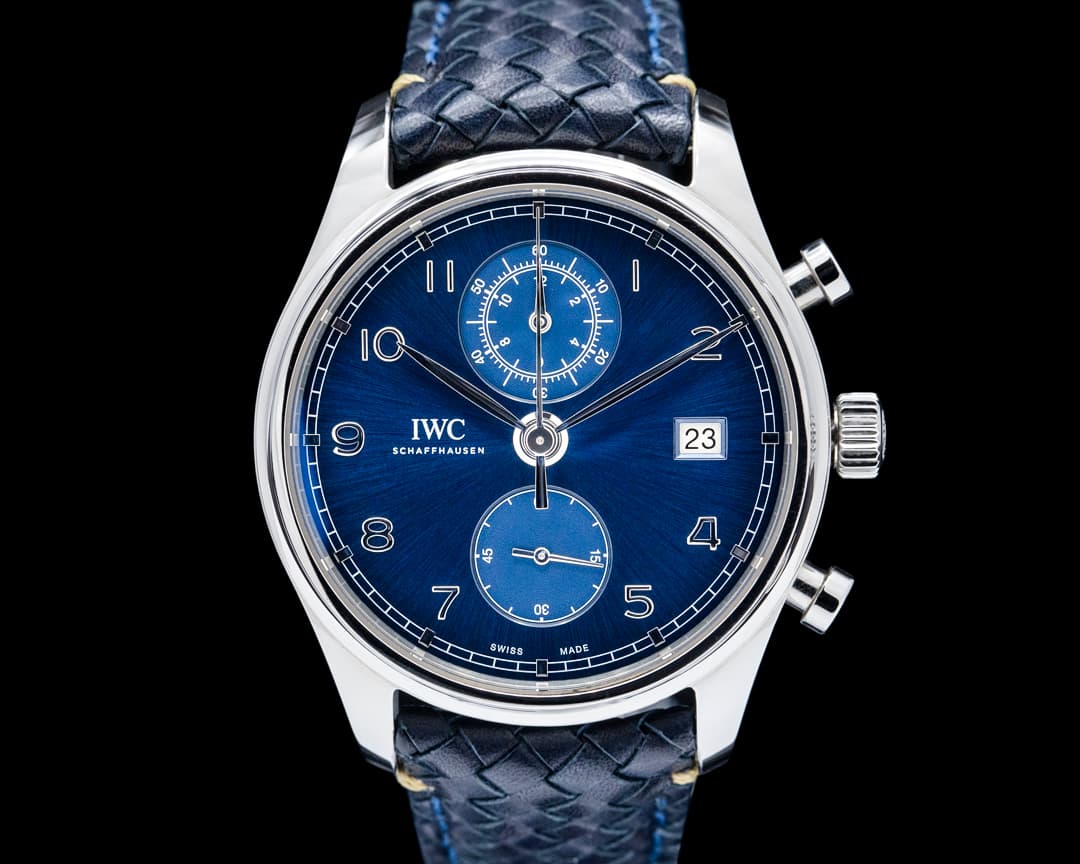 IWC IW390303 Portugieser Chronograph Classic SS Blue Dial