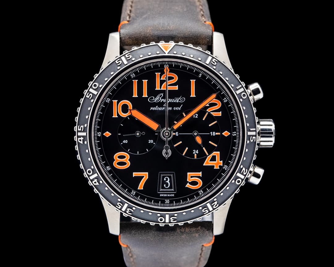 Breguet 3815TI/HO/3ZU Type XXI Flyback Titanium Black Dial LIMITED