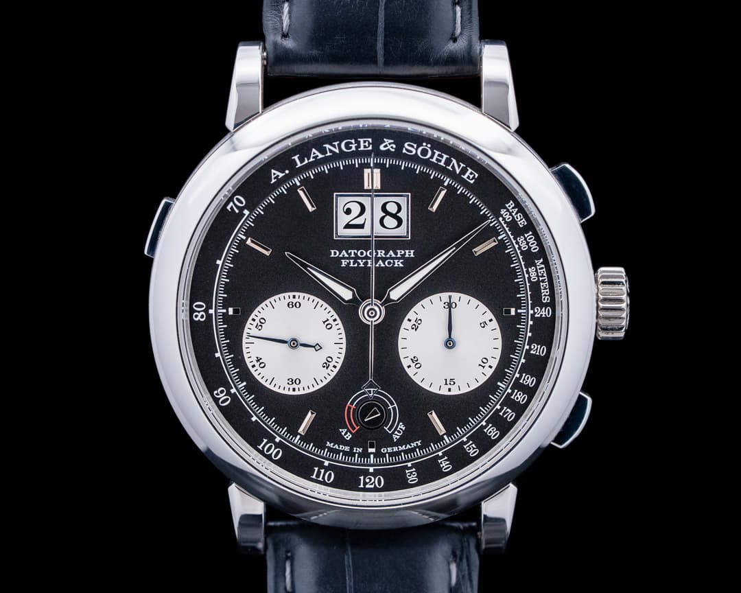 A. Lange & Söhne 405.035 Datograph Up / Down Platinum Black Dial