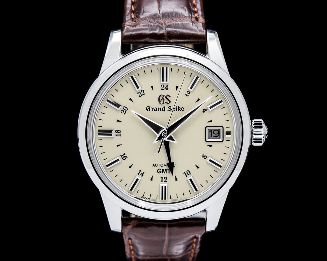 Grand Seiko SBGM221 Elegance GMT SS Cream Dial