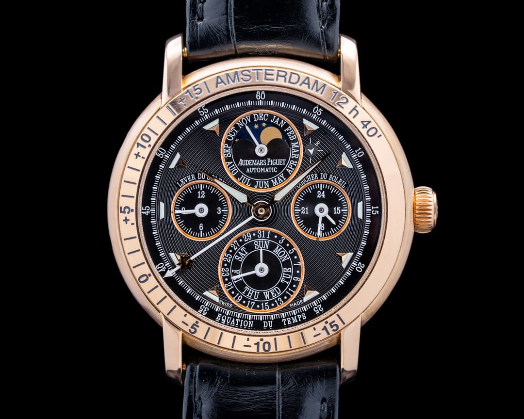 Audemars Piguet 25934OR Jules Audemars Equation of Time Rose Gold Black Dial