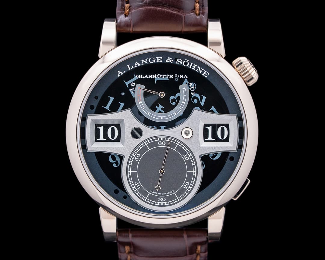 A. Lange & Söhne 142.055 Zeitwerk 18K Honeygold Lumen Dial LIMITED
