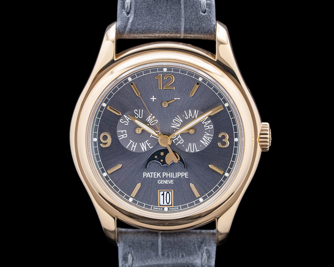 Patek Philippe 5146J-010 Annual Calendar Moonphase 18K Yellow Gold Gray Dial