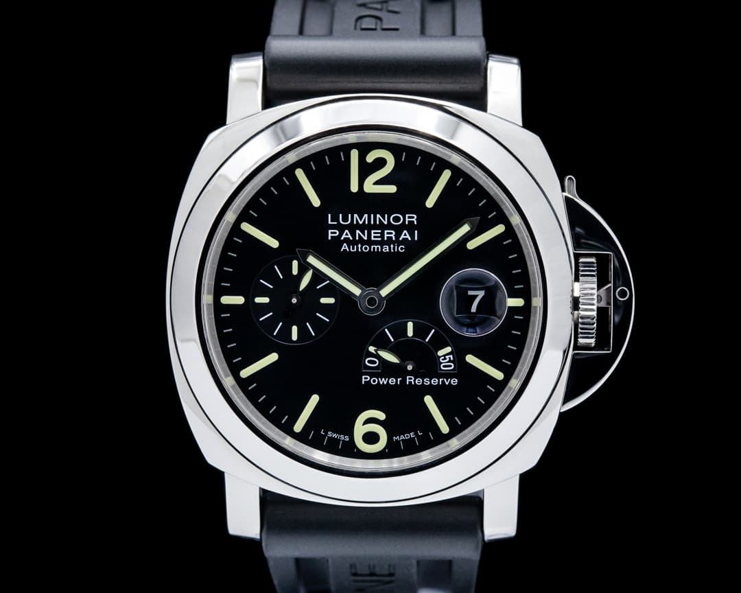Panerai PAM01090 Luminor Power Reserve Automatic SS Black Dial LIMITED