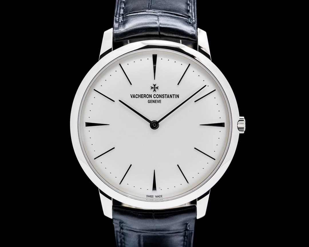 Vacheron Constantin 81180 Patrimony Manual Wind 18K White Gold Silver Dial