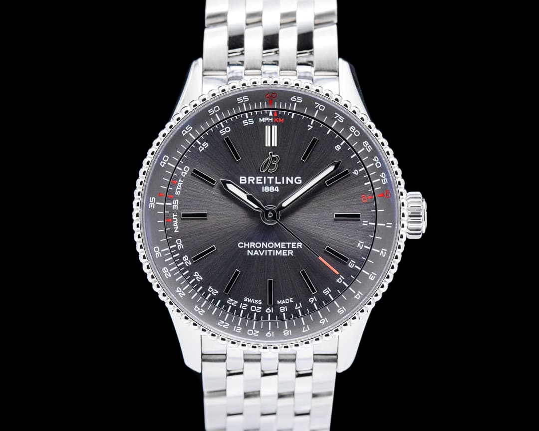 Breitling A17327 Navitimer Automatic 36 SS Gray Dial