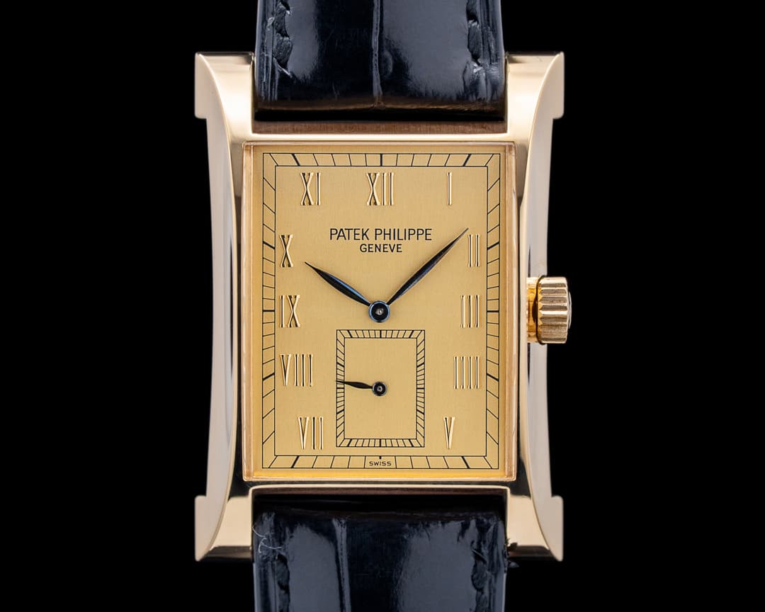 Patek Philippe 5500J Pagoda 18K Yellow Gold Champagne Dial
