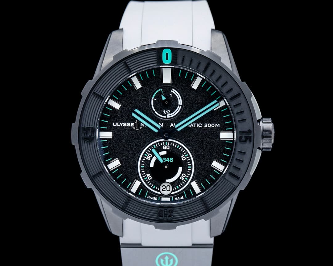 Ulysse Nardin Diver Chronometer "One More Wave" Titanium Black Dial LIMITED