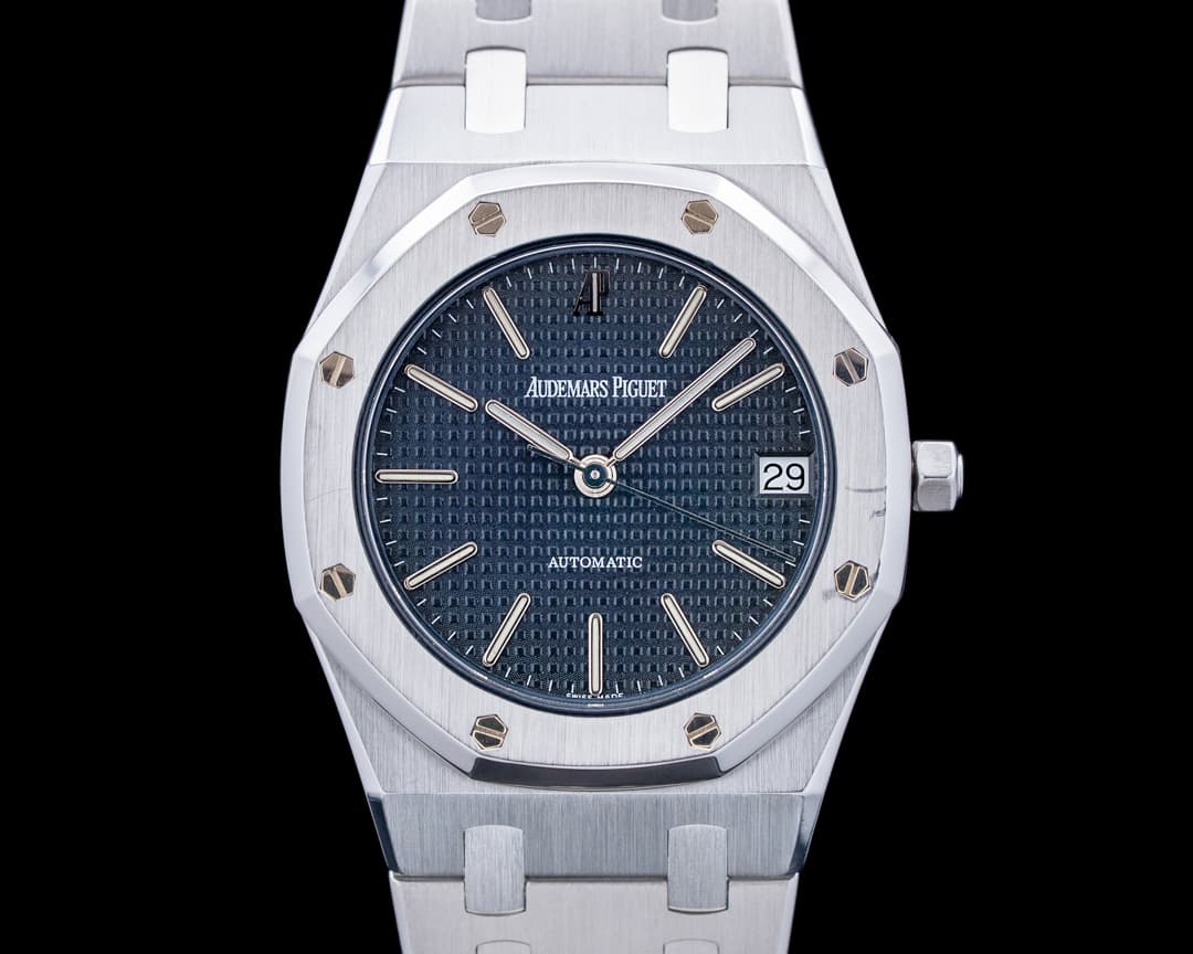 Audemars Piguet 4100ST Royal Oak Mid-Size SS Aged Blue Dial