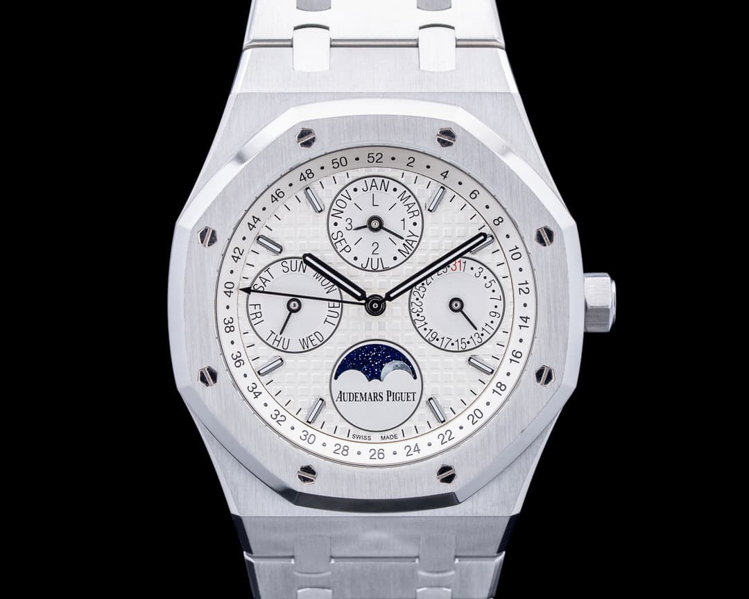 Audemars Piguet 26574ST Royal Oak Perpetual Calendar SS Silver Dial