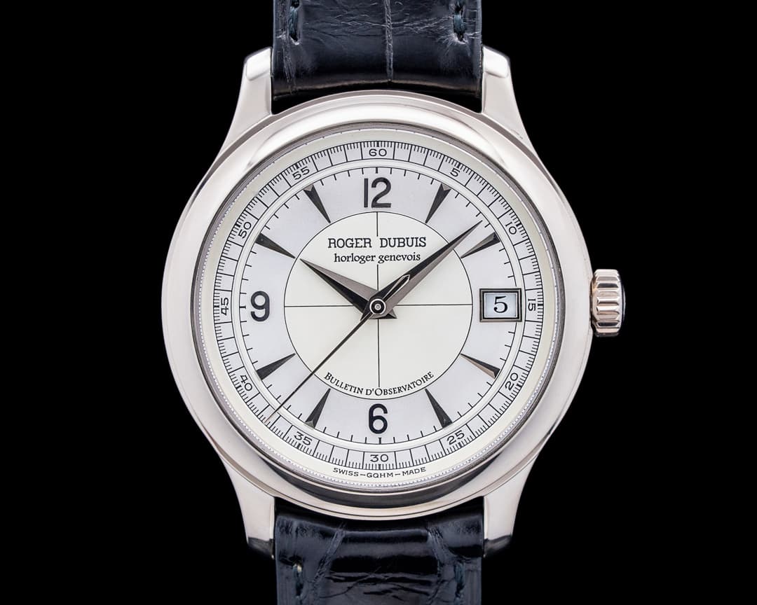 Roger Dubuis H37 Hommage Two-Tone Sector Dial 18K White Gold Chronometre LIMITED RARE
