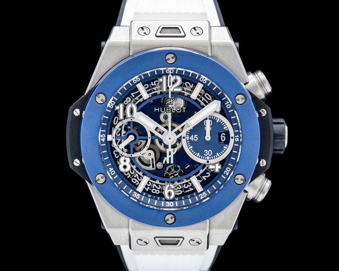 Hublot Big Bang Unico Titanium Blue Ceramic Skeleton Dial