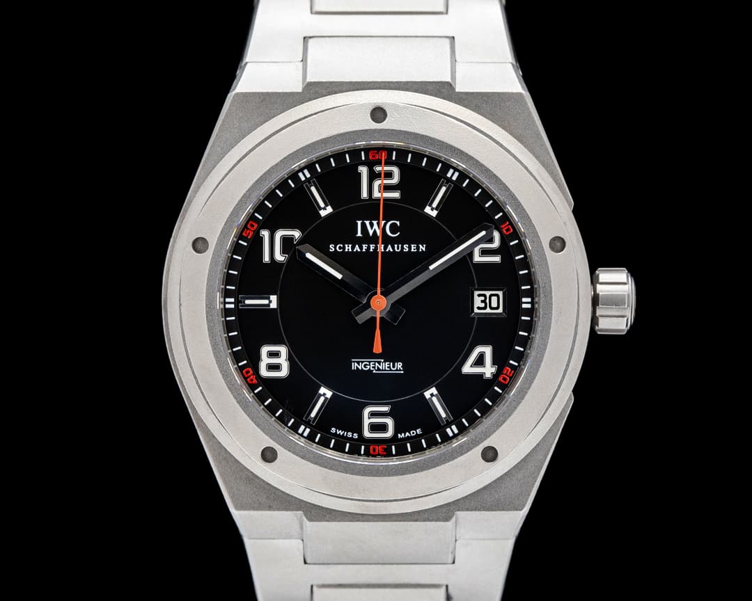 IWC IW003227 Ingenieur Automatic AMG Titanium Black Dial
