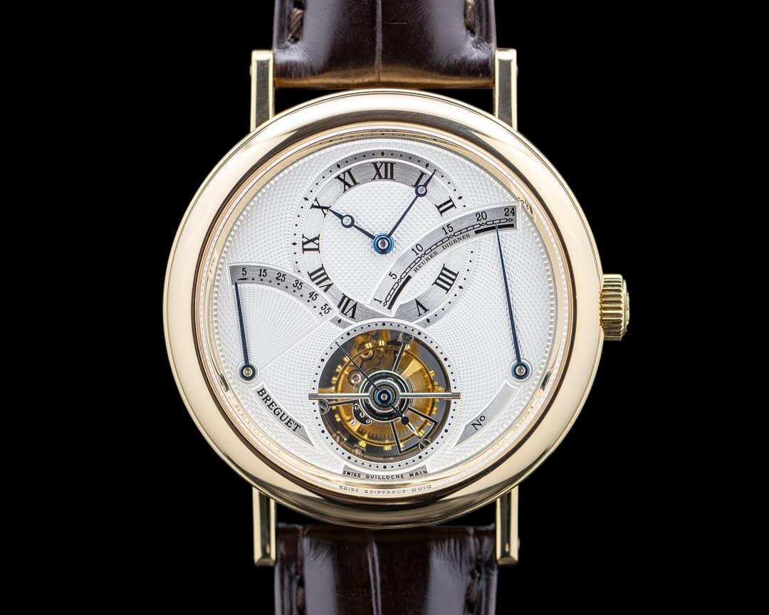 Breguet 3657BA Classique Tourbillon 18K Yellow Gold Silver Dial