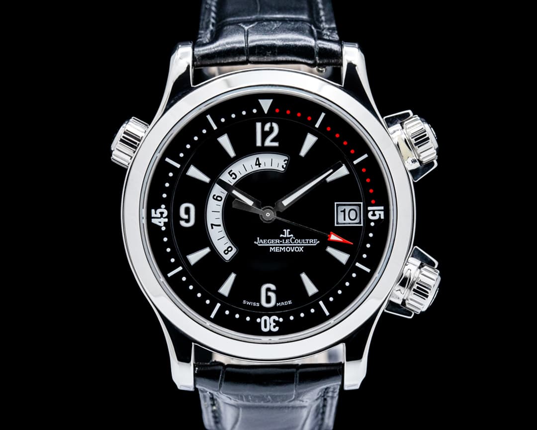 Jaeger-LeCoultre Master Compressor Memovox SS Black Dial