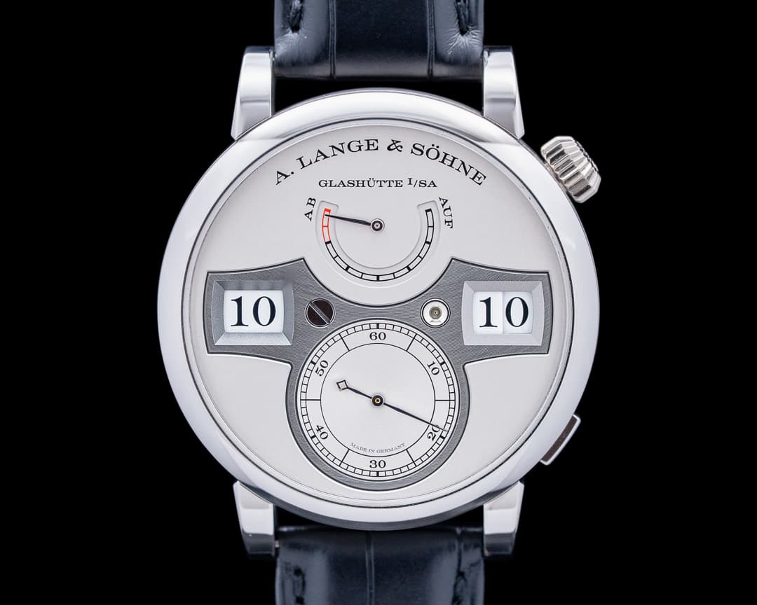 A. Lange & Söhne 142.025 Zeitwerk Platinum Silver Dial