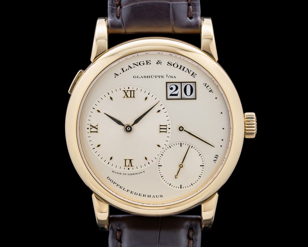 A. Lange & Söhne 101.001 Lange 1 FIRST SERIES 18K Yellow Gold Champagne Dial RARE