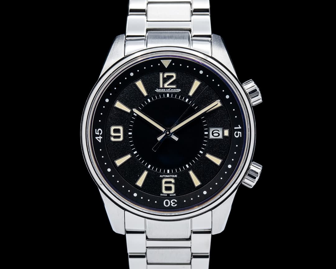 Jaeger-LeCoultre Q9068670 Polaris Date SS Black Dial