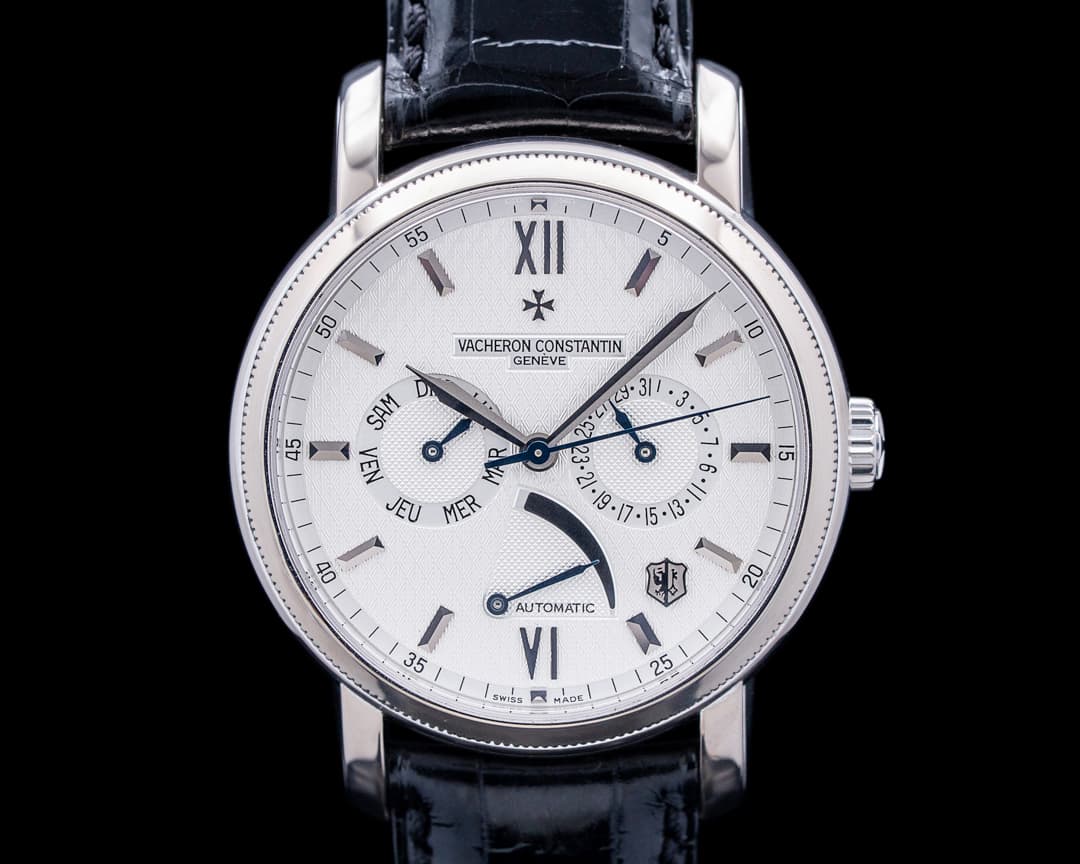 Vacheron Constantin 85250/000G Jubilee 1755 18K White Gold Silver Dial LIMITED