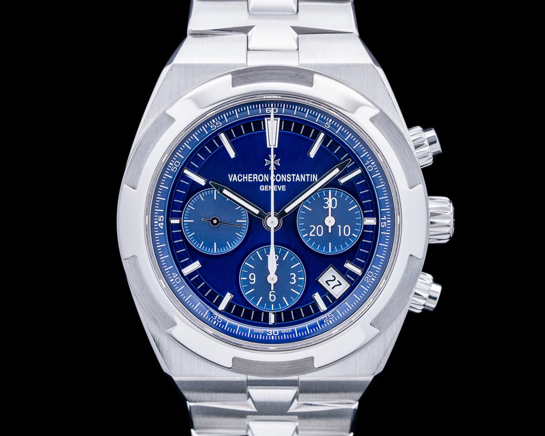 Vacheron Constantin 5500V Overseas Chronograph SS Blue Dial