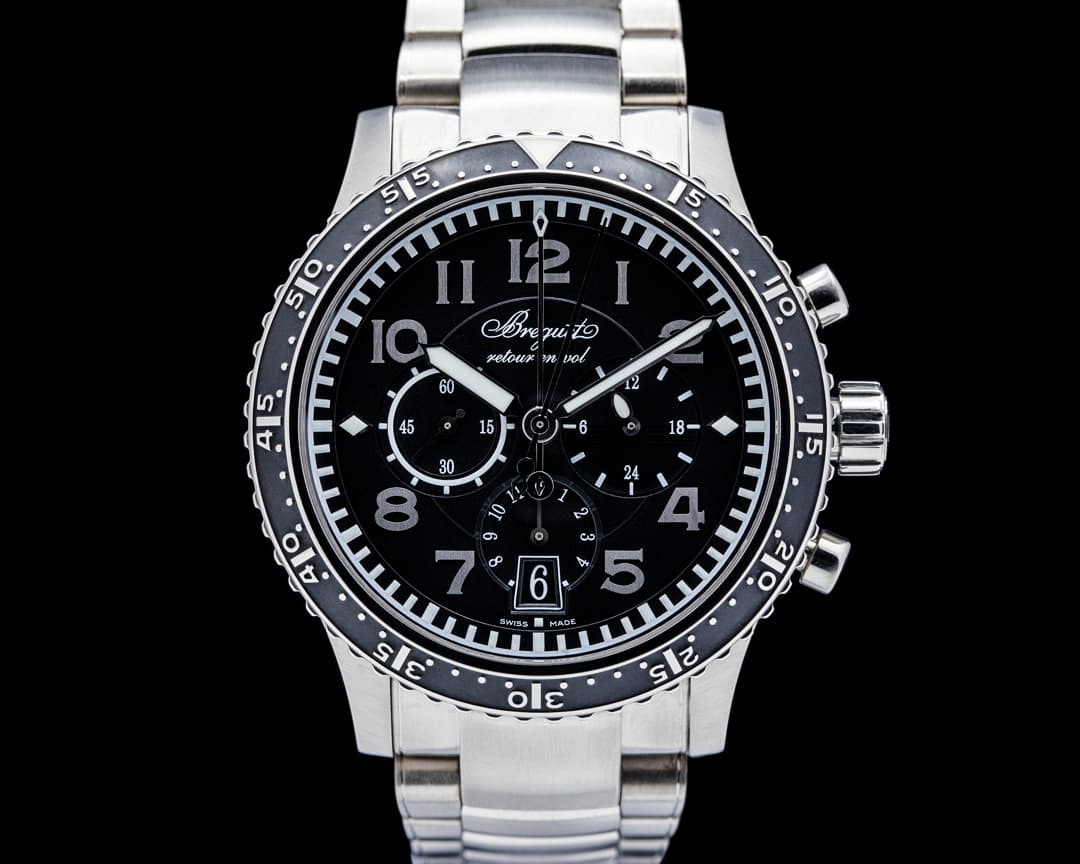 Breguet 3810TI Type XXI Transatlantique Titanium Black Dial