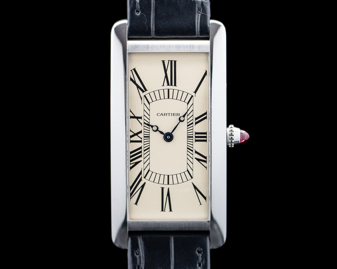 Cartier WGTA0193 Tank Cintree "100th Anniversary" Platinum Cream Dial LIMITED