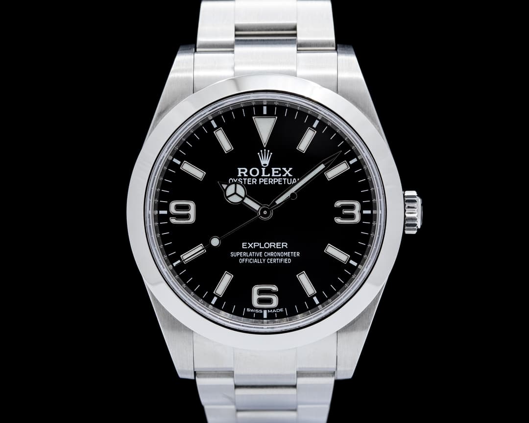 Rolex 214270 Explorer I SS Black Dial