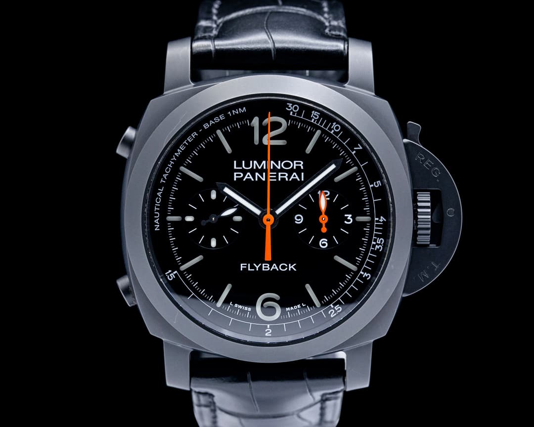 Panerai PAM01298 Luminor Chrono Flyback Ceramica Black Dial LIMITED