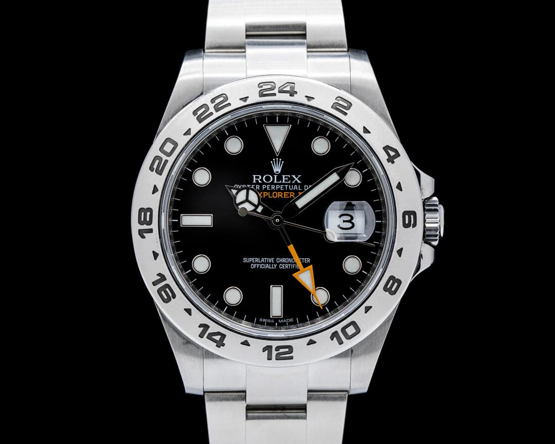 Rolex 216570 Explorer II SS Black Dial