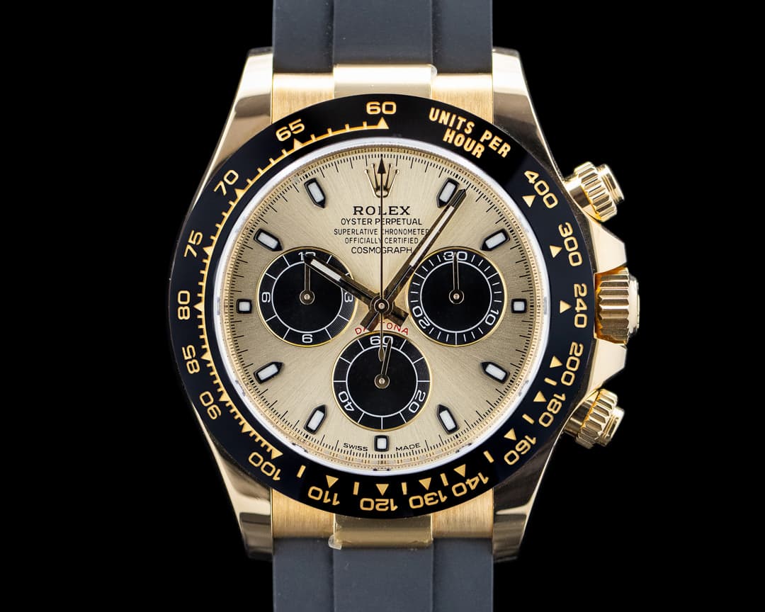 Rolex 116518LN Daytona "Pikachu" 18K Yellow Gold Champagne Dial