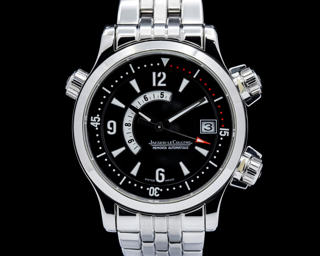 Jaeger-LeCoultre 146.8.97 Master Compressor Memovox SS Black Dial