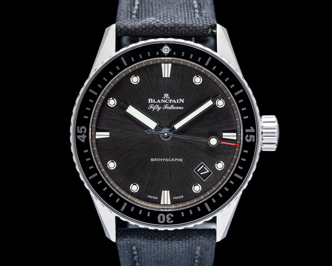 Blancpain 5000 Fifty Fathoms Bathyscaphe Automatique SS Gray Dial 2025