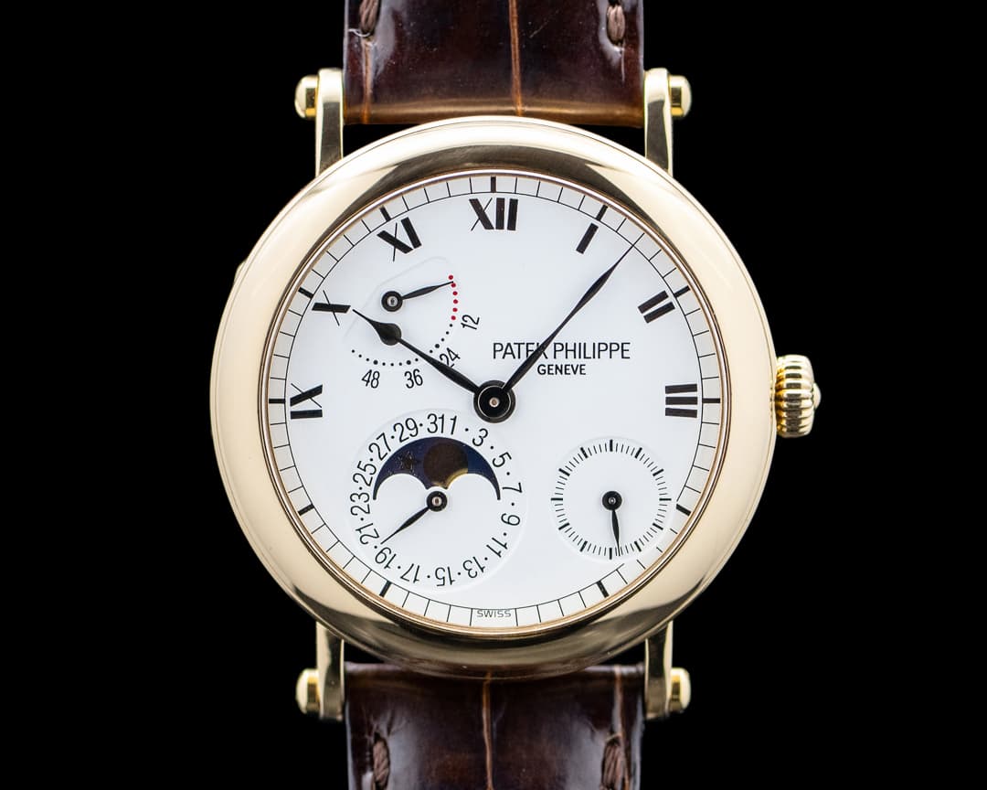 Patek Philippe 5054J Calatrava 18K Yellow Gold White Dial