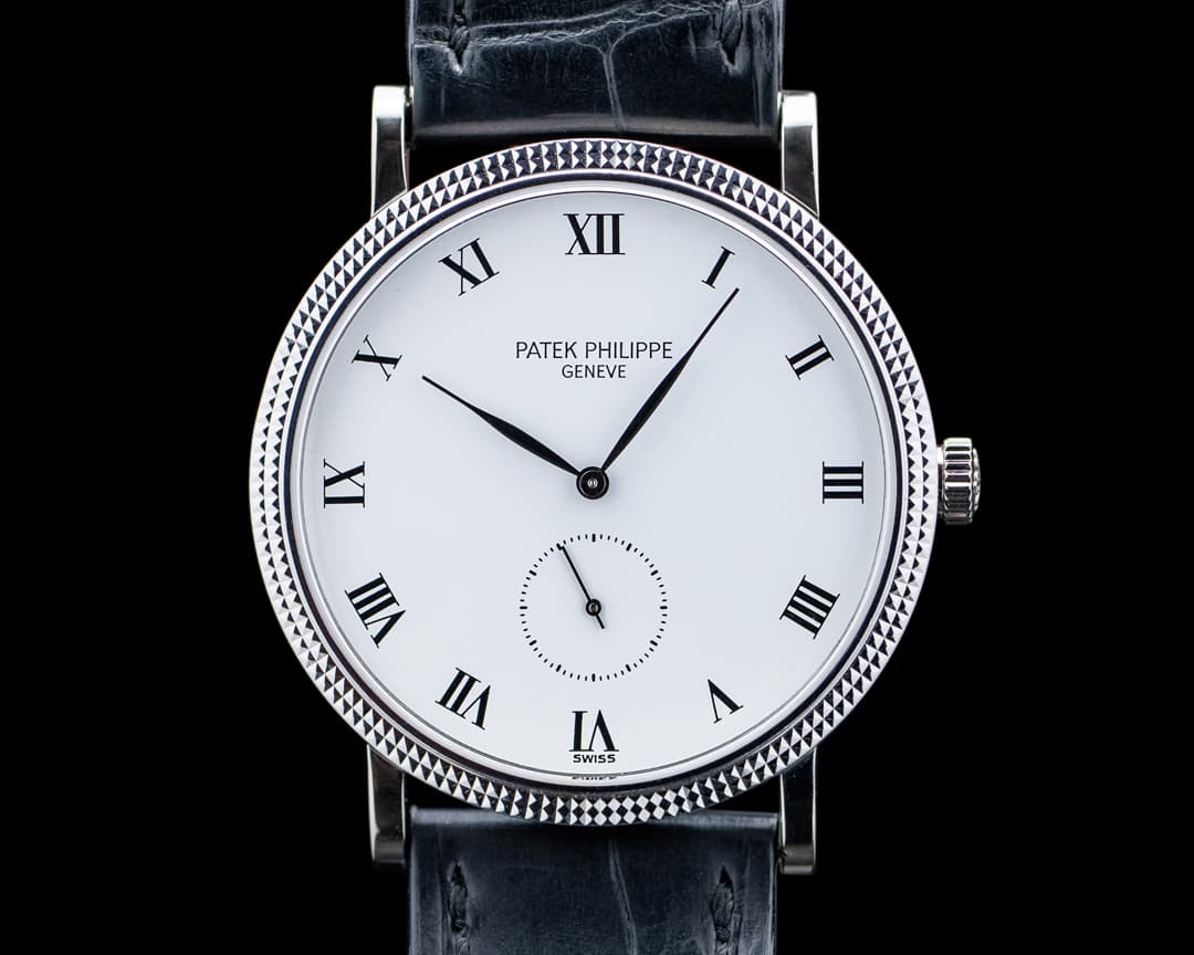 Patek Philippe 3919G Calatrava 18K White Gold White Dial