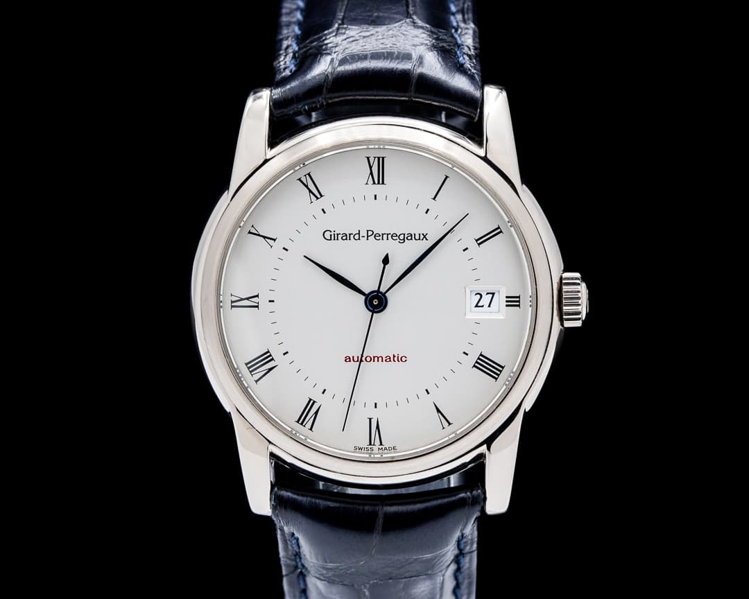 Girard-Perregaux 9052 Classic 18K White Gold Silver Dial