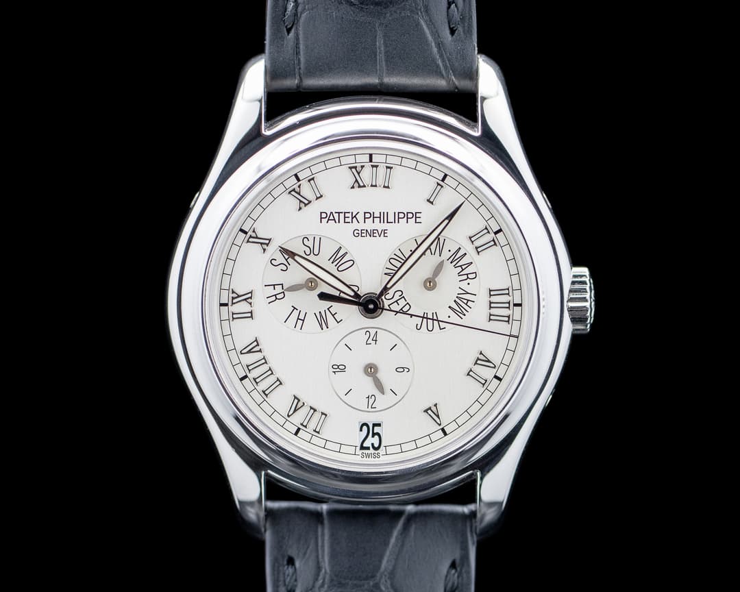 Patek Philippe 5035P-024 Annual Calendar Platinum Silver Dial