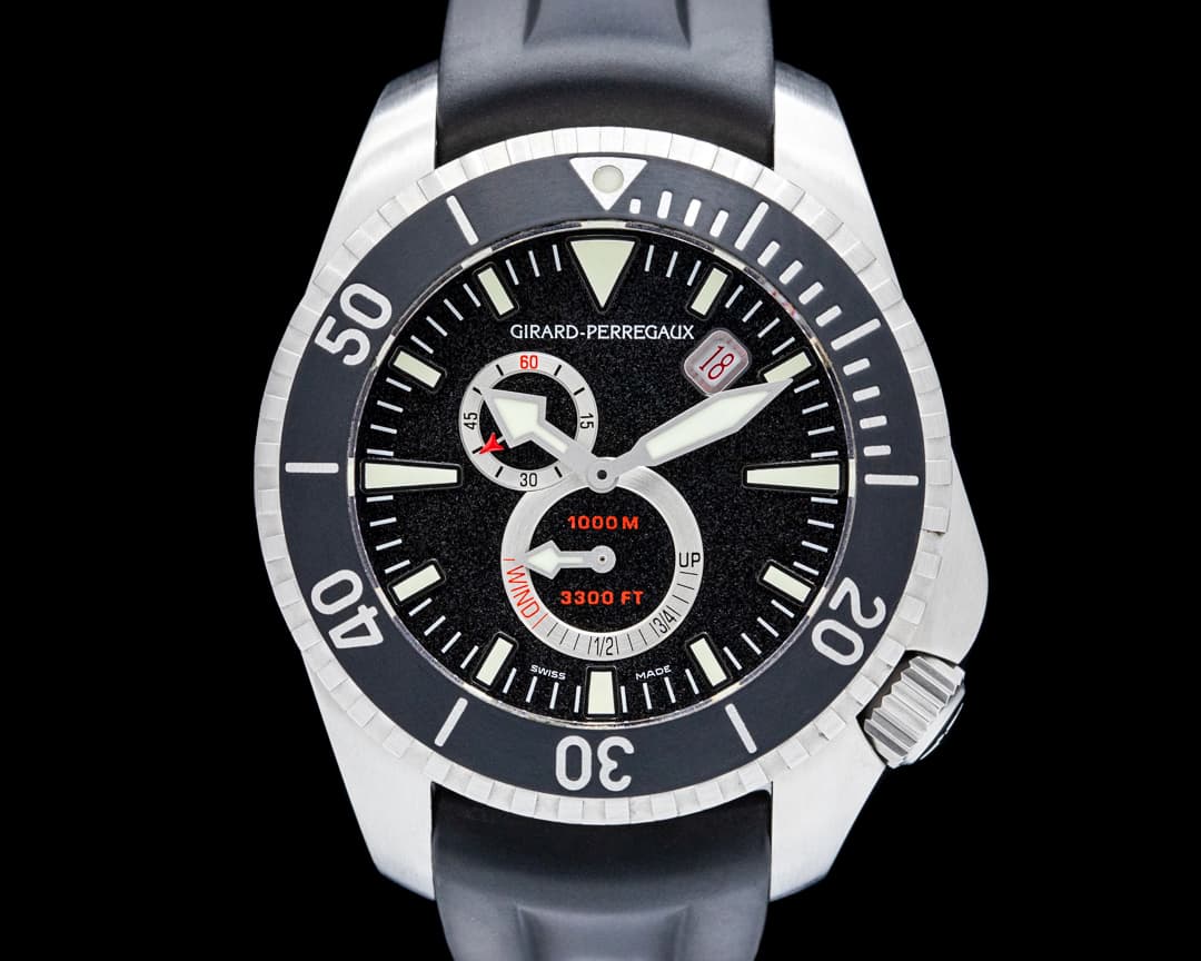 Girard-Perregaux 49950 Sea Hawk Pro SS Black Dial